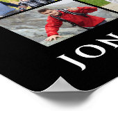 Graduation 23 Photo Collage Congrats Grad ポスター (角)