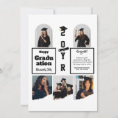 Graduation 5 Photo Celebration Graduate Template カード (正面)