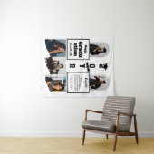 Graduation 5 Photo Celebration Graduate Template タペストリー (インサイチュ(横))