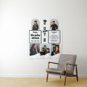 Graduation 5 Photo Celebration Graduate Template タペストリー (インサイチュ)