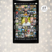 Graduation 69 Photo Collage Congrats Grad 横断幕