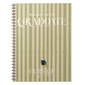 Graduation Advice & Message Notebook ノートブック (正面)