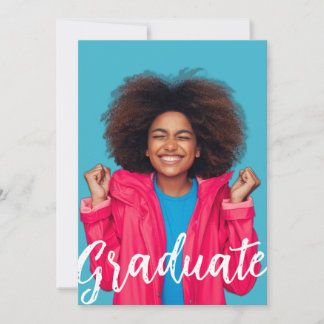 Graduation Annoucement Photo Flat Card