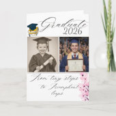 Graduation announcement  カード (正面)