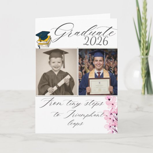Graduation announcement  カード (正面)