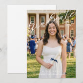 Graduation Announcement 案内状 (正面/裏面)