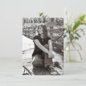 Graduation Announcement Card 案内状 (スタンド正面)