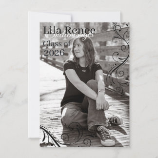 Graduation Announcement Card 案内状