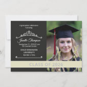 Graduation Announcement Card Template 案内状 (正面)