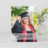 Graduation Announcement Card Template 案内状 (スタンド正面)