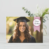 Graduation Announcement Card Template 案内状 (スタンド正面)