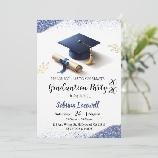 Graduation announcement, class of 2026 招待状 (スタンド正面)