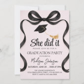 Graduation announcement class of 2026 招待状 (正面)