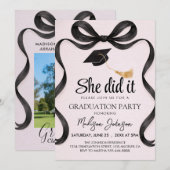 Graduation announcement class of 2026 招待状 (正面/裏面)