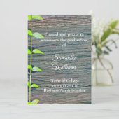 Graduation Announcement College, Rustic Card カード (スタンド正面)