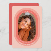 Graduation Announcement Grad Photo Card 案内状 (正面/裏面)