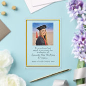 Graduation Announcement High School acrylic card アクリル招待状 (インサイチュ (ウェディング))