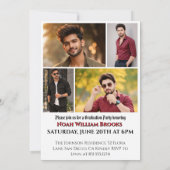 Graduation Announcement Invite | Graduation Party  招待状 (裏面)