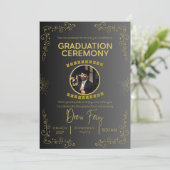 Graduation announcement invite| Graduation party  招待状 (スタンド正面)