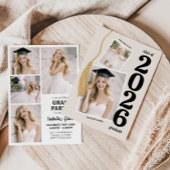 Graduation Announcement, Modern Photo Graduation 招待状