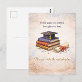 Graduation Announcement Postcard ポストカード (正面/裏面)