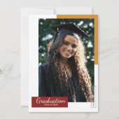 Graduation Announcement Template 案内状 (正面)