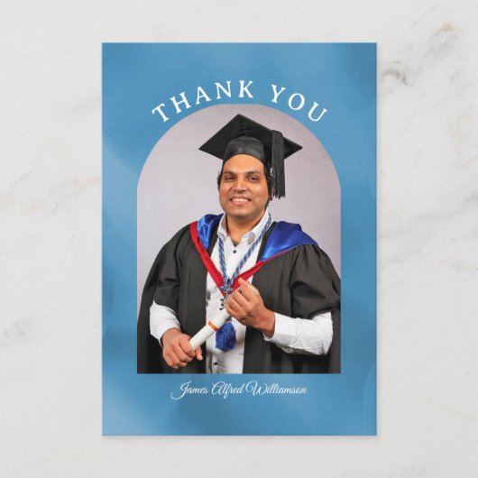 Graduation Arch Thank You card カード (正面)