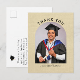 Graduation Arch Thank You postcard ポストカード