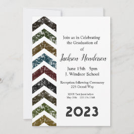 Graduation Arrow Invitation Class of 2023 招待状