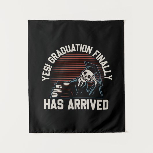 Graduation Art | Graduation Finally Has Arrived タペストリー (正面)