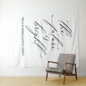GRADUATION BACKDROP BANNER THE FUTURE IS BRIGHT タペストリー (インサイチュ(横))