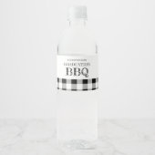 Graduation BBQ Gingham ペットボトルラベル (正面)