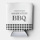 Graduation BBQ Gingham 缶クーラー (正面)
