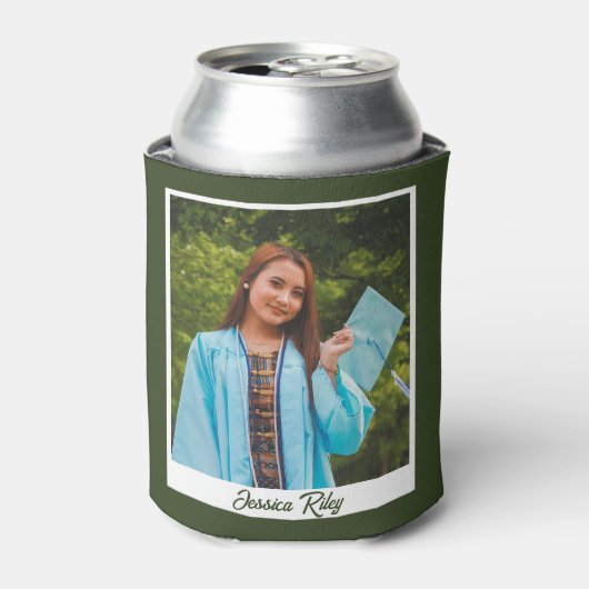 Graduation Beer Cooler - Personalized Photo Gift 缶クーラー (缶正面)