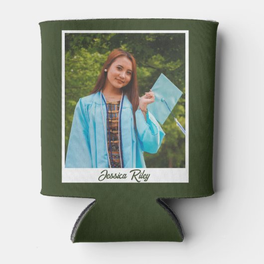 Graduation Beer Cooler - Personalized Photo Gift 缶クーラー (正面)