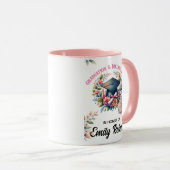 Graduation & Birthday Party Floral Design マグカップ (正面右)