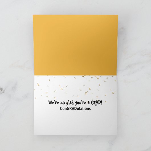 Graduation Boy Baseball Player #11 カード (内部)