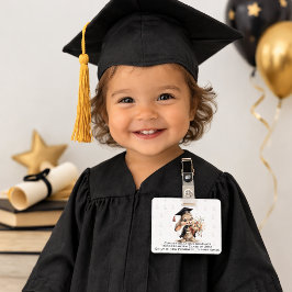 Graduation Bunny Badge Clip – Cute Diploma Pattern バッジ