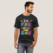 Graduation Bye 1st Grade Hello 2nd Grade Back To S Tシャツ (正面フル)