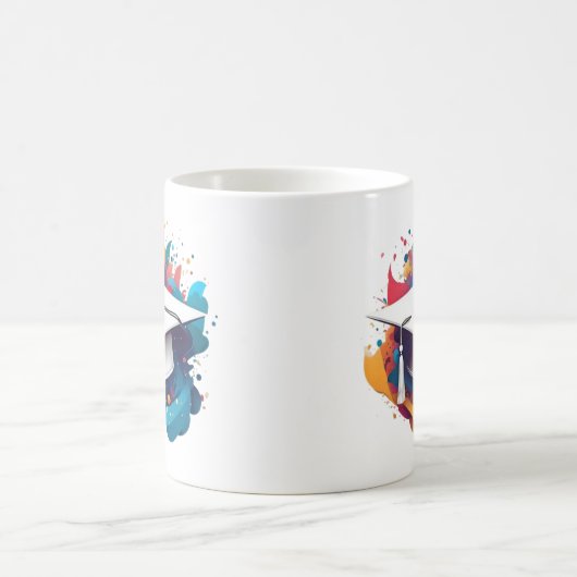 Graduation Cap Mug コーヒーマグカップ (中央)