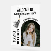 Graduation Cap Tassel  アクリルサイン (傾斜)