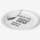 Graduation Cap Tassel  ペーパープレート (アングル)