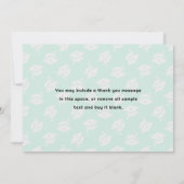 Graduation Caps Photo Thank You Message Cards 招待状 (裏面)