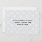 Graduation Caps Photo Thank You Message Cards 招待状 (裏面)