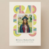 Graduation card class of 2026 celebration invitati 招待状