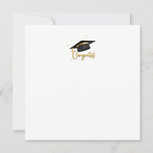 Graduation Celebration 招待状 (裏面)