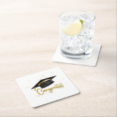 Graduation Celebration Collection スクエアペーパーコースター (インサイチュ)