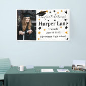 Graduation Celebration Custom Photo 横断幕 (トレードショー)