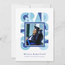 Graduation celebration invitation class of 2026 案内状