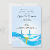 Graduation Celebration Nursing School invitation 案内状 (正面)